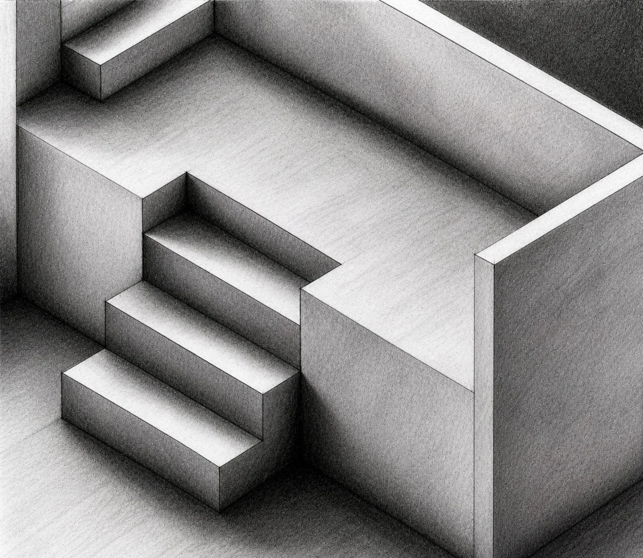 Campus Structure — Rendered Perspectives Back Step Prespective, image 1