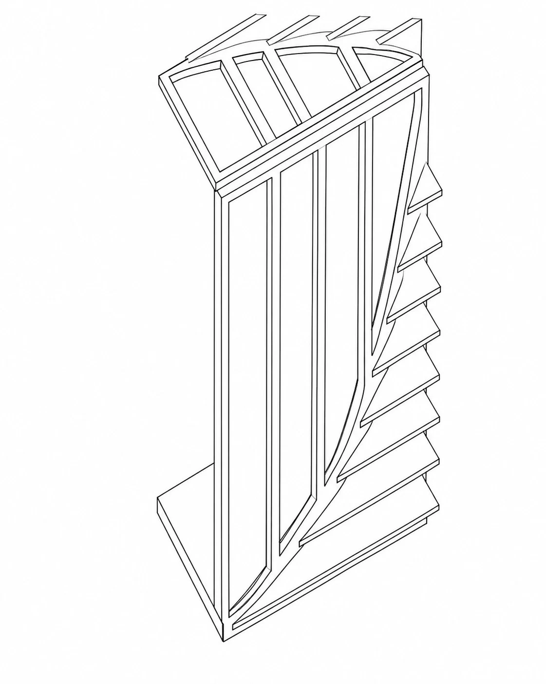 Woodnest Cabin — Section Study — Modification Drawing Process, image 3