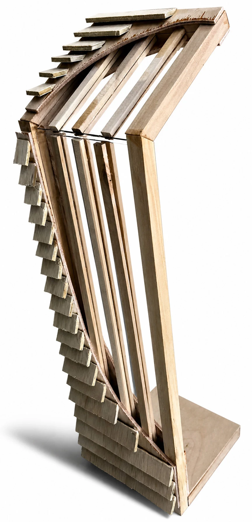 Woodnest Cabin section model