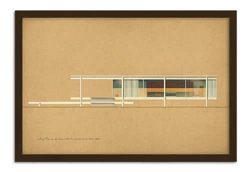 Farnsworth House — Section Edit — Repetition Linear, image 3